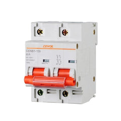 Circuit Breaker MCB Breakers with Short-circuit and Overload Protection,2P DC1000V 63A 80A 100A 125A DC