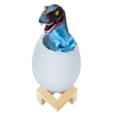 Decorative 3D Tyrannosaurus Egg Smart Night Light 16 Colors Remote Control Touch Switch LED Nightlight For Christmas Gift