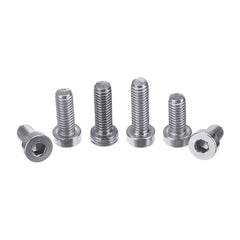 90Pcs M6 Hex Socket Thin Cap Head Low P rofile 304 Stainless Steel Screw Bolts Set 10-20mm