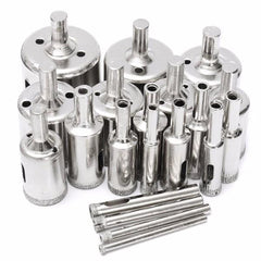 20pcs 4-40mm Diamond Hole Saw Drill Bit Set for Tiles Ceramic Glass Marble