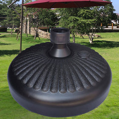 Patio Umbrella Base Round Sand Injection Beach Pillar for Outdoor