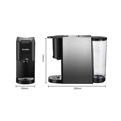 Coffee Machine 1450W 3-in-One Capsule Coffee Machine Ground Coffee
