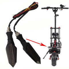 36-60V Universal Electric Scootor Taillight E-bike Turn Signal Light + Brake Light For ES18 ES19 ES18lite ES18P L8SPRO Electric Bike