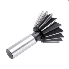 60 Degree 40-60mm HSS Straight Shank Dovetail Groove Slot Milling Cutter End Mill CNC Bit