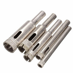 5pcs Diamond Hole Saw Drill Bit Set 5/6/8/10/12mm Tile Ceramic Glass Porcelain Marble
