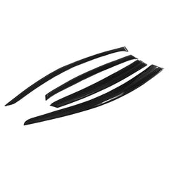 4Pcs Plastic Exterior Visor Vent For Nissan Altima Sedan 2013-2018 3D Wavy Shades Window Sun Rain Guard Deflector