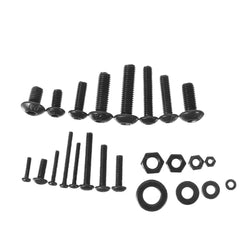 1060Pcs Alloy Steel 10.9 Grade Hex Socket Button Round Head Screws Bolt Assortment Kit M2 M3 M4 M5