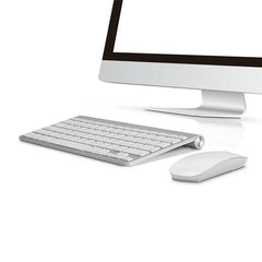 Wireless Keyboard and 1200DPI Wireless Ultra Thin Mouse Combo Set with USB Receiver For PC Computer