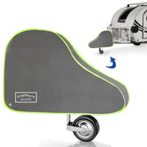 Cover Universal Non-woven Fabric for Caravan Trailer Towing Hitch Waterproof Breathable with Straps and Fluorescent Strips