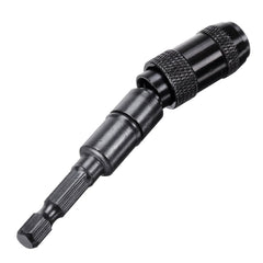 Black/Silver Magnetic Screw Holder Angle Magnetic Pivoting Bit Tip Holder Magnetic Screwdriver Drill Bit Drive Guide Extensions Adapter