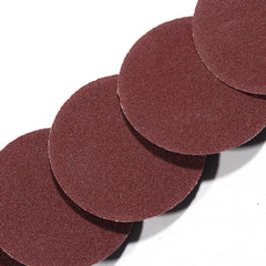 60pcs 2 Inch 50mm Sanding Discs Roll Lock Surface Sanding Discs Pad Polishing Sandpaper Quick Change Disc For Rotary Tools