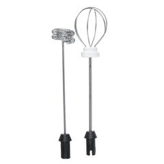 Rechargeable Portable Electric Blender USB Charging Stainless Steel Eggbeater Household Baking Tools-Black