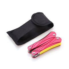 9-in-1 Multi-function Folding Plier EDC Bottle Opener Sharp Pocket Multitool Pliers Saw Blade Knife Screwdriver Outdoor Travel
