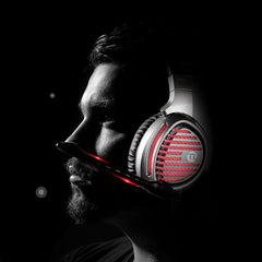 Gaming Headset USB Virtual 7.1 Wired 50mm Units Hi-Fi Stereo RGB Light Headphone with Mic for PS4 Xbox Laptop Computer