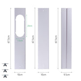 3Pcs 67.5-190cm Length Air Conditioner Wind Sheild Window Slide Kit Plate For Portable Air Conditioner