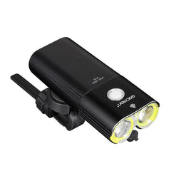 1600LM 5000mAh Bike Headlight Aluminum Alloy IPX6 Waterproof USB Charging 5 Modes Lights Power Bank Electric Scooter MTB Road Bike Lights