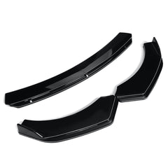 For Car Universal Glossy Black Front Lip Chin Bumper Body Kits New