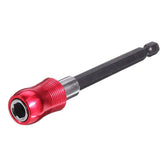 6pcs 60-300mm Quick Release Screwdriver Bit Holder 1/4 Inch Hex Shank Extension Bar