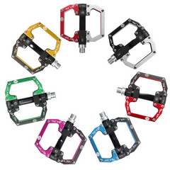 Aluminum Alloy Mountain Bike Pedals Flat Platform Sealed Bearing Axle 9/16" Cycling Bicycle Pedals