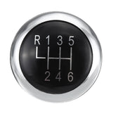 6 Speed Gear Shift Knob Cap Chrome Badge Emblem Trim