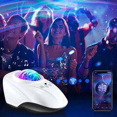 Bluetooth Star Projector Speaker Music Player White Noise Star Light Projector Night Light Projector