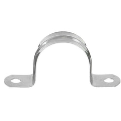 10Pcs 16-32mm 304 Stainless Steel Pipe Strap Clamp Holder Fastener with Screws