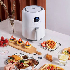 Smart Air Fryer Oil-free Frying Digital LED Touch Screen Timer Temperature Control for Kitchen