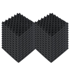 48PCS Sound-Absorbing Cotton Soundproof Foam Panels Noise Dampening Sponge