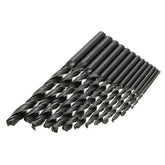 13pcs 1.5-6.5mm HSS Twist Drill Bit Straight Shank High Speed Steel Set