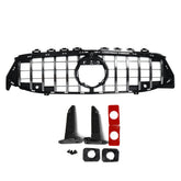GT Style Chrome Front Bumper Grille Grill For Mercedes CLA Class