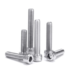120Pcs M5 304 Stainless Steel Hex Socket Cap Head Screw Bolts Assortment Set