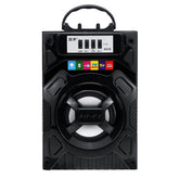 Portable Bluetooth Subwoofer Speaker Outdoor Wooden Box U Disk Square Dance Microphone Audio Music Player