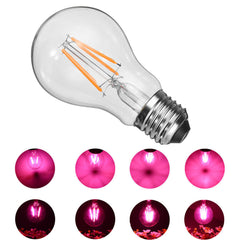 E27 6W A60 Non-Dimmable COB LED Plant Grow Light Bulb for Hydroponics Greenhouse AC85-265V