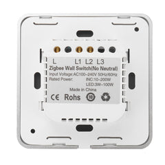 Smart Wall Switch Module No Neutral Working with Tuya Hub Touch Button With App Control Powered by TuYa