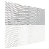 Universal Aluminum Car Vehicle 40"x13"/ 10033cm Black/Silver Body Grille Net Mesh Grill Section