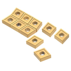 10pcs CNMG120404 MS CVD External Turning Tool Carbide Insert Cutting for DCLNR/L