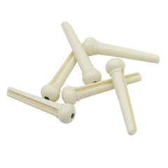 ABS Guitar Parts Endpin with Abalone Dot Bridge End Pin for Acoustic Guitar