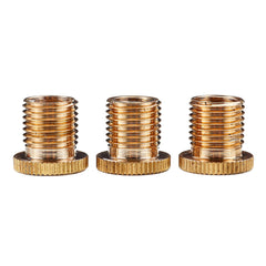 3Pcs Gear Shift Knob Thread Adapter Nuts Insert M10x1.25 & M10x1.5 & M8x1.25