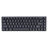 Mechanical Keyboard 68 Keys ABS Translucent Suspended Keycaps Blue Switch Anti-ghosting RGB Backlit Type-C Wired Gaming Keyboard