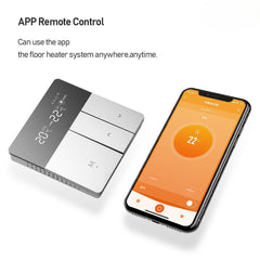 Smart Thermostat Silver 240V Temperature Controller For Water Electric Floor Gas Boiler Heating Control Works With Mijia APP