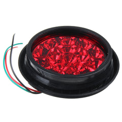 24V 16LEDs Car Turn Signal Light Brake Stop Tail Lamp Waterproof Round