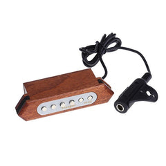 Sound-hole Pickup Transducer Wooden For Acoustic Guitar