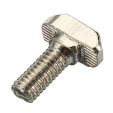 10Pcs M6 30 T-Bolt Carbon Steel European Standard Screws