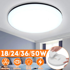 6500K 2835 Lamp Beads 85-265V Aluminum + PC White Ceiling Lamp Disc Plate Lamp