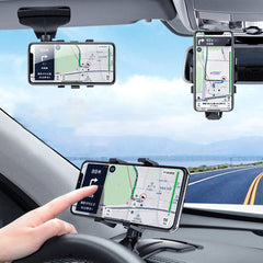 360 Rotation Car Mobile Phone Holder Car Sun Visor Dashboard Mobile Phone Holder