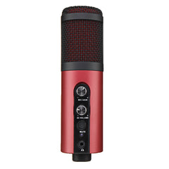 USB Condenser Microphone with Monitor Function,Mute Function and Reverb