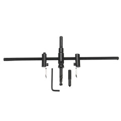Adjustable 40-300mm Circle Hole Saw Cutter Wood Drywall Drill Bit Round Cutting Tool