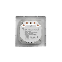 WiFi Voice Control Smart Switch Remote Control 2Gang 433Mhz Wall Light Switch Works with Alexa Google Home For Smart Home