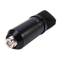 Professional Universal HD Live Streaming USB Condenser Wired Microphone with Sound Card Tripod Stand for Samsung PC Laptop