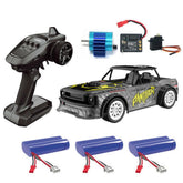 RTR Brushless Several Battery 2.4G 4WD RC Car LED Light Drift Proportional Vehicles Model